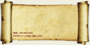 Kristina Radovanović vizit kartica